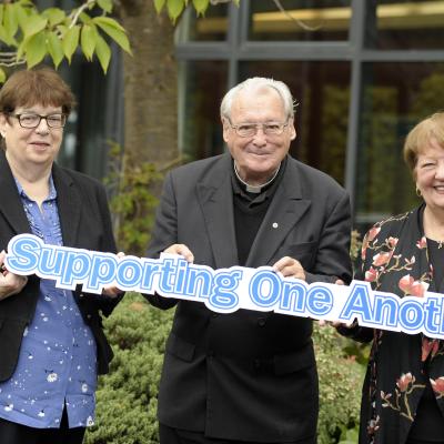 Fr Perry, St Vincent de Paul Spiritual Director, is pictured with SVP National President, Rose McGowan, and SVP Regional President for the North Region, Mary Waide, at the North Region Members Day. www.svpni.co.uk