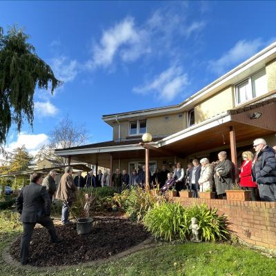 Family, friends and former colleagues gathered at Kirk House to remember Bertie Sharpe MBE