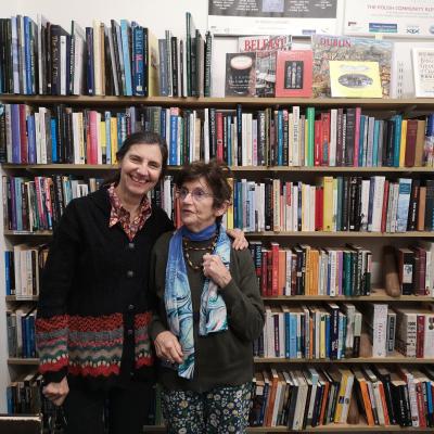 Brid Coady Weekes, Self Help Africa Northern Ireland Volunteer, is pictured with Rosana Trainor, Manager of Self Help Africa Northern Ireland on Botanic Avenue, South Belfast.   