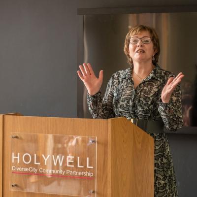 Maureen Hetherington calls for new talent to join Holywell Trust.