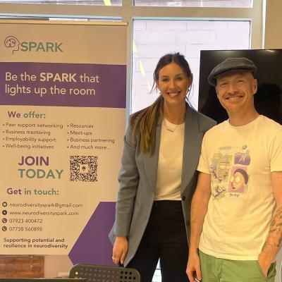 Co-founders of SPARK Group Cara Marks and Gary Gates