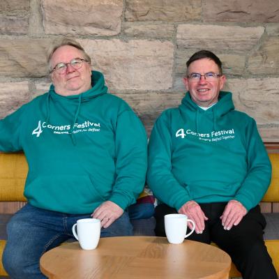 4 Corners Festival Co-Founders Reverend Steve Stockman and Father Martin Magill 