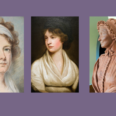 Image of Mary Wollstonecraft, Martha McTier and Mary Ann McCracken.