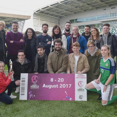 Cinemagic celebrates young production talent as official tournament song for the UEFA Women’s Under-19 Championship hits the high notes!