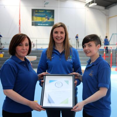 Local club cartwheels to victory winning Disability Sport NI's, 'Inclusive Club Award.'