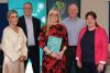 From left, Carol @ Oriel Developments Ltd] Phelim Sharvin, Head of Community Finance Ireland] Amanda Johnston, Operations and Membership Manager at Social Enterprise NI] Liam Quinn, CFO, Newry & Mourne Co-operative Enterprise Agency] Elaine McAlinden, Newry & Mourne District Council